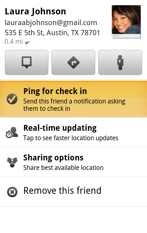 Check-ins dans Google Latitude : envoyez un ping à vos amis pour savoir où ils sont !